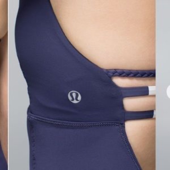 EUC - Lululemon Alight Halter - Size 6, cadet blue - Picture 8 of 8